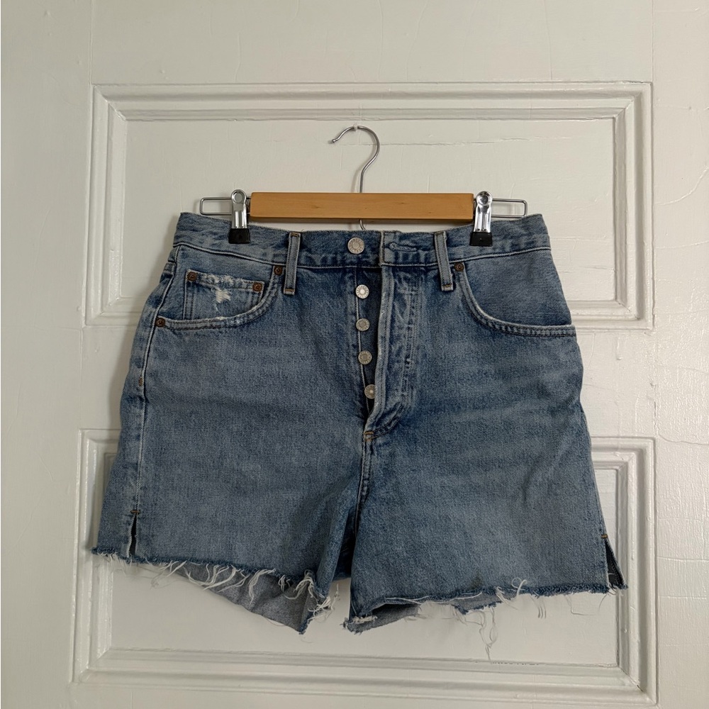 Agolde Classic Blue Jean Shorts